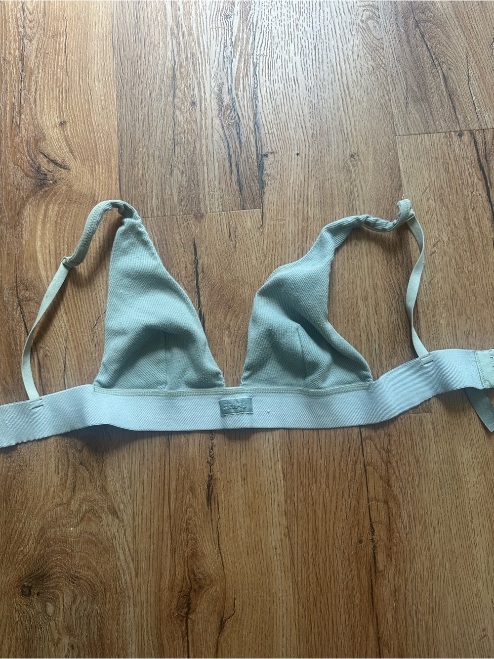 Skims Light Sage Triangle Bralette - Women Intimates
